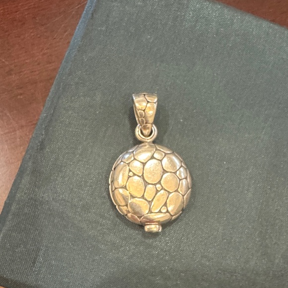 John Hardy Kali Sterling Silver locket with diamonds